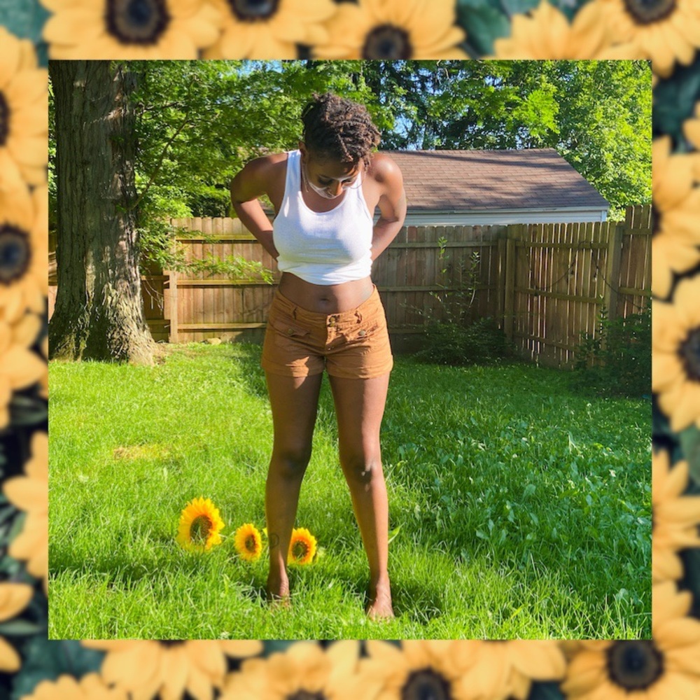 Faux suede shorts